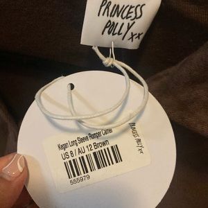 Kegan long sleeve romper camel